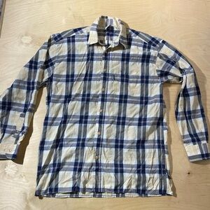 Texas Wear Button Up Long Sleeve Shirt Size Large (KO)